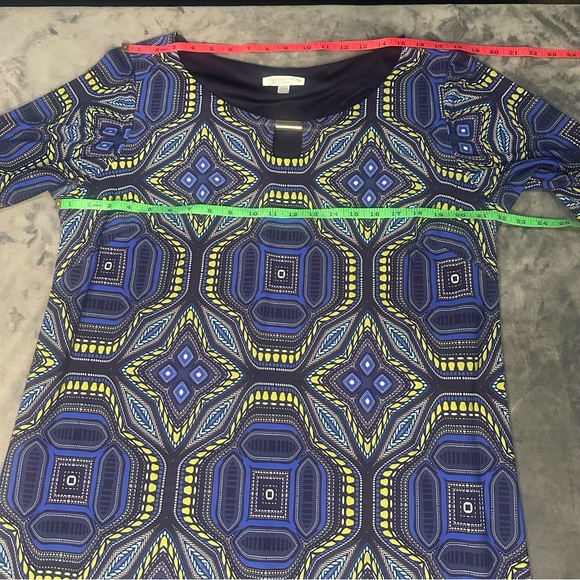 EUC London Times Women’s Sheath Midi Dress Size 20W *Used (Blue Black) RN58142 - Picture 9 of 12